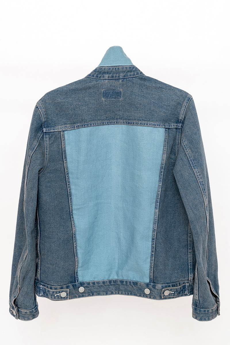 VESTE EN JEAN/LIN MISTRAL